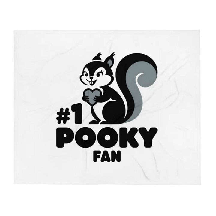 Ultra soft and plushy blanket: #1n Pooky Fan 20's animation X stencil arf product image (1)