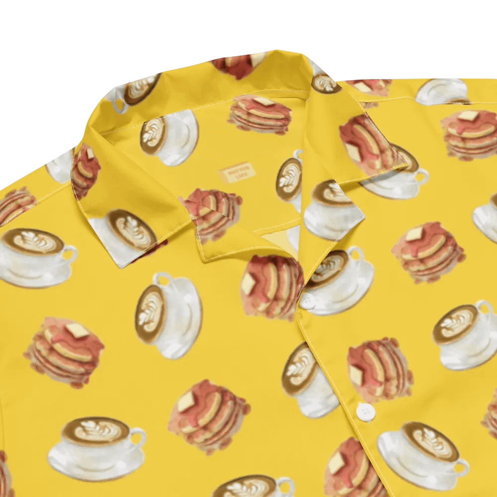Cafe Latte Pancake Hawaiian Shirt product image (5)