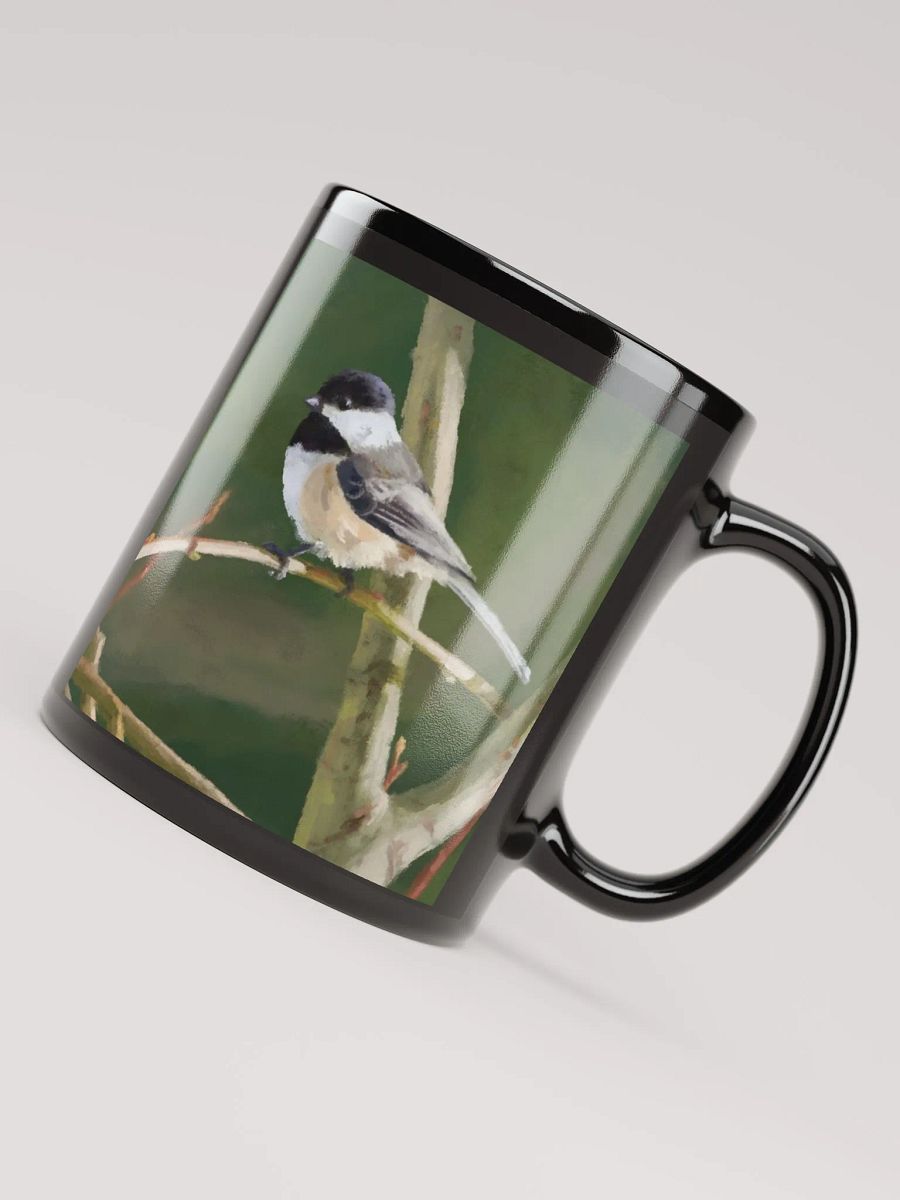 Black-capped Chickadee Black Mug product image (8)