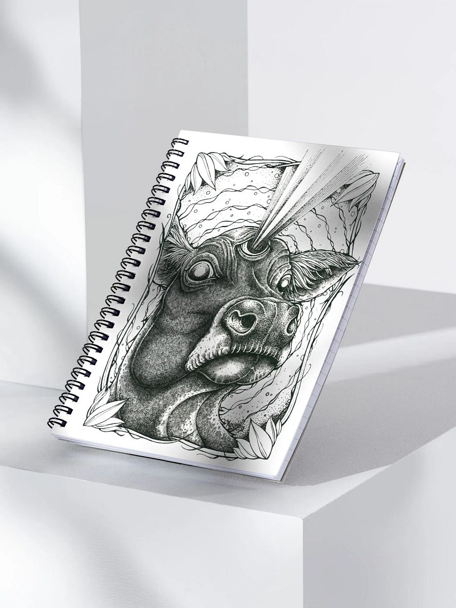 Cow Spiral Notebook product image (3)