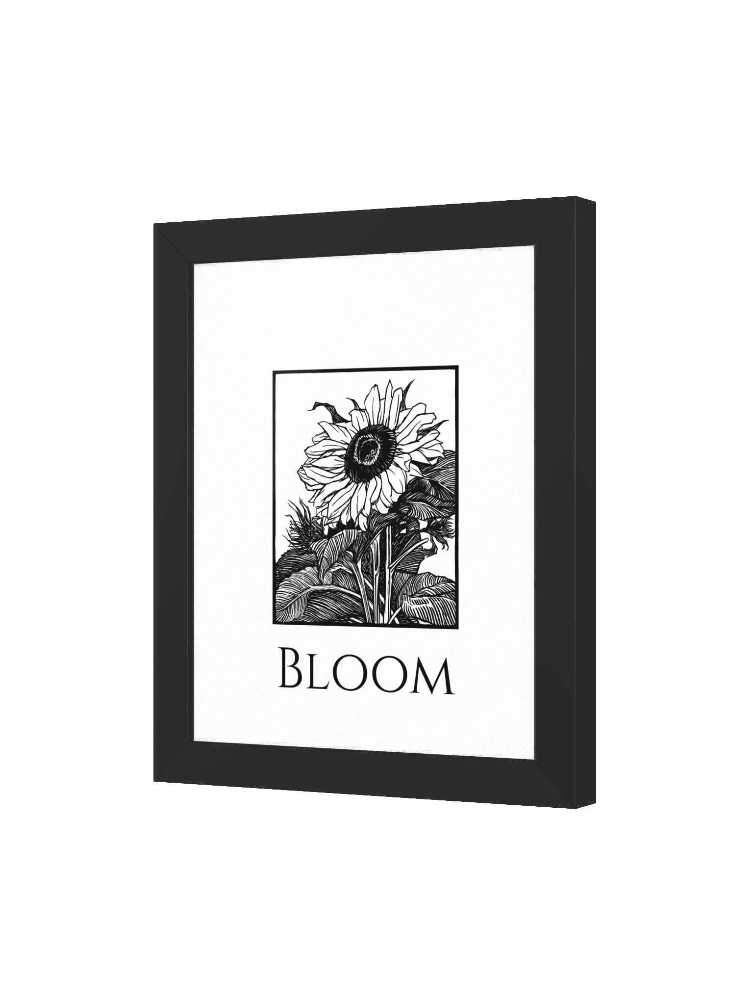 BLOOM Sunflower Framed Poster product image (3)