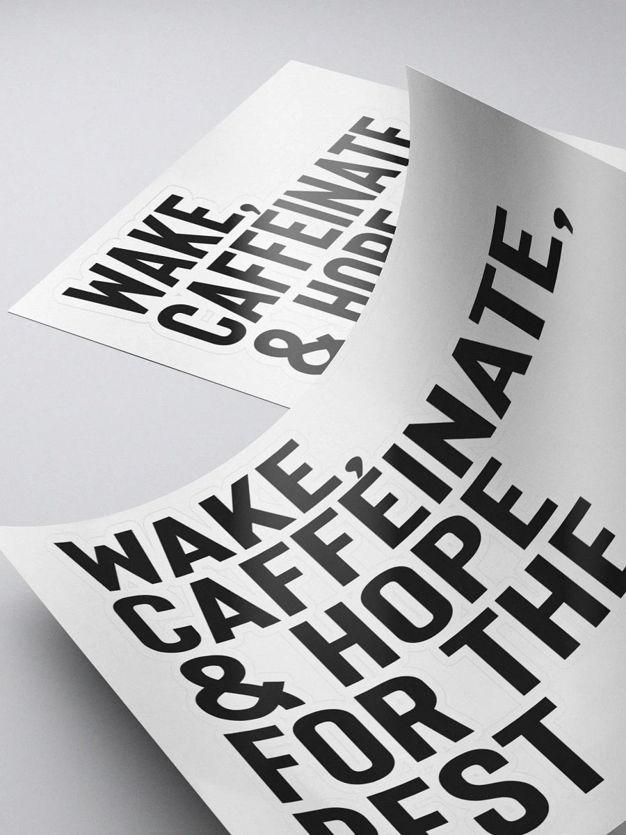 Wake & Caffeinate Sticker product image (3)