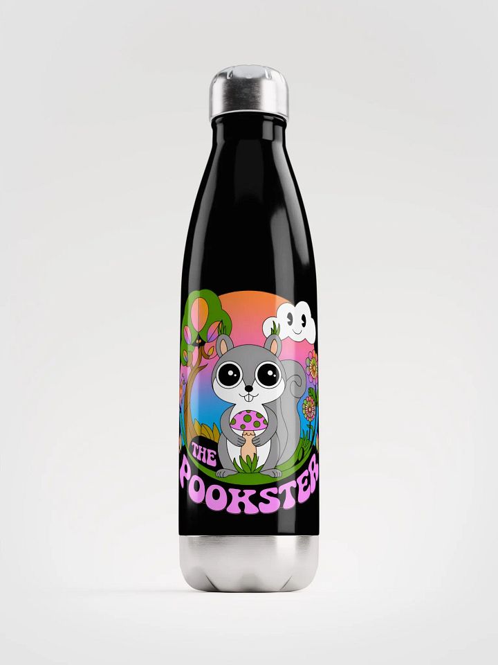 Whimsical Pookster Steel Water Bottle product image (1)