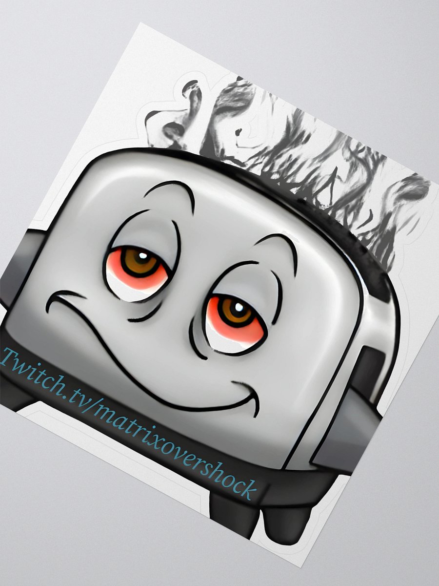 5.5 x 5.5 Toasty Emote Sticker product image (2)