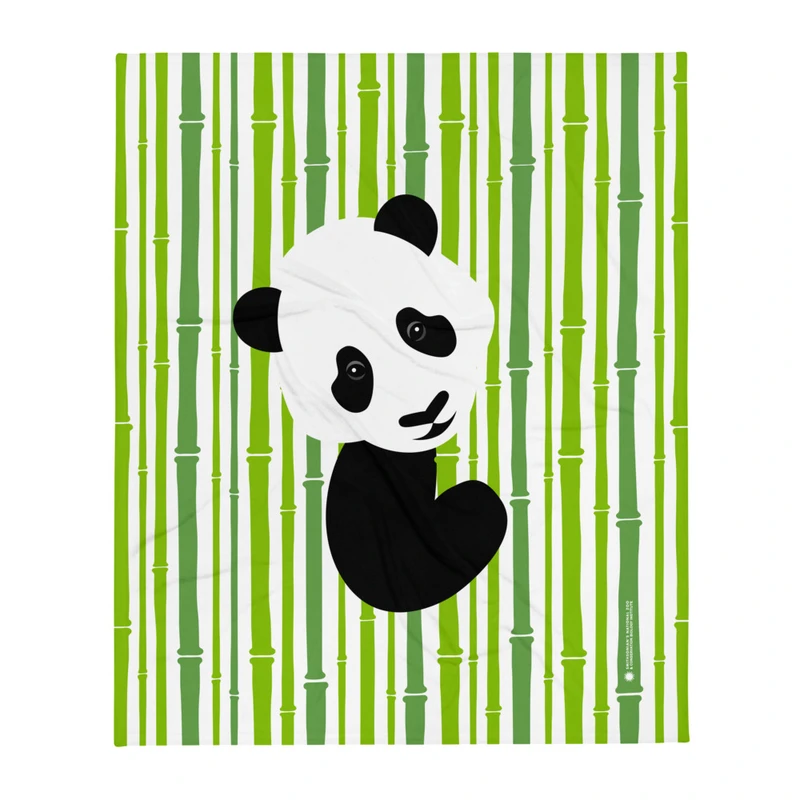 Panda Bamboo Blanket Image 1
