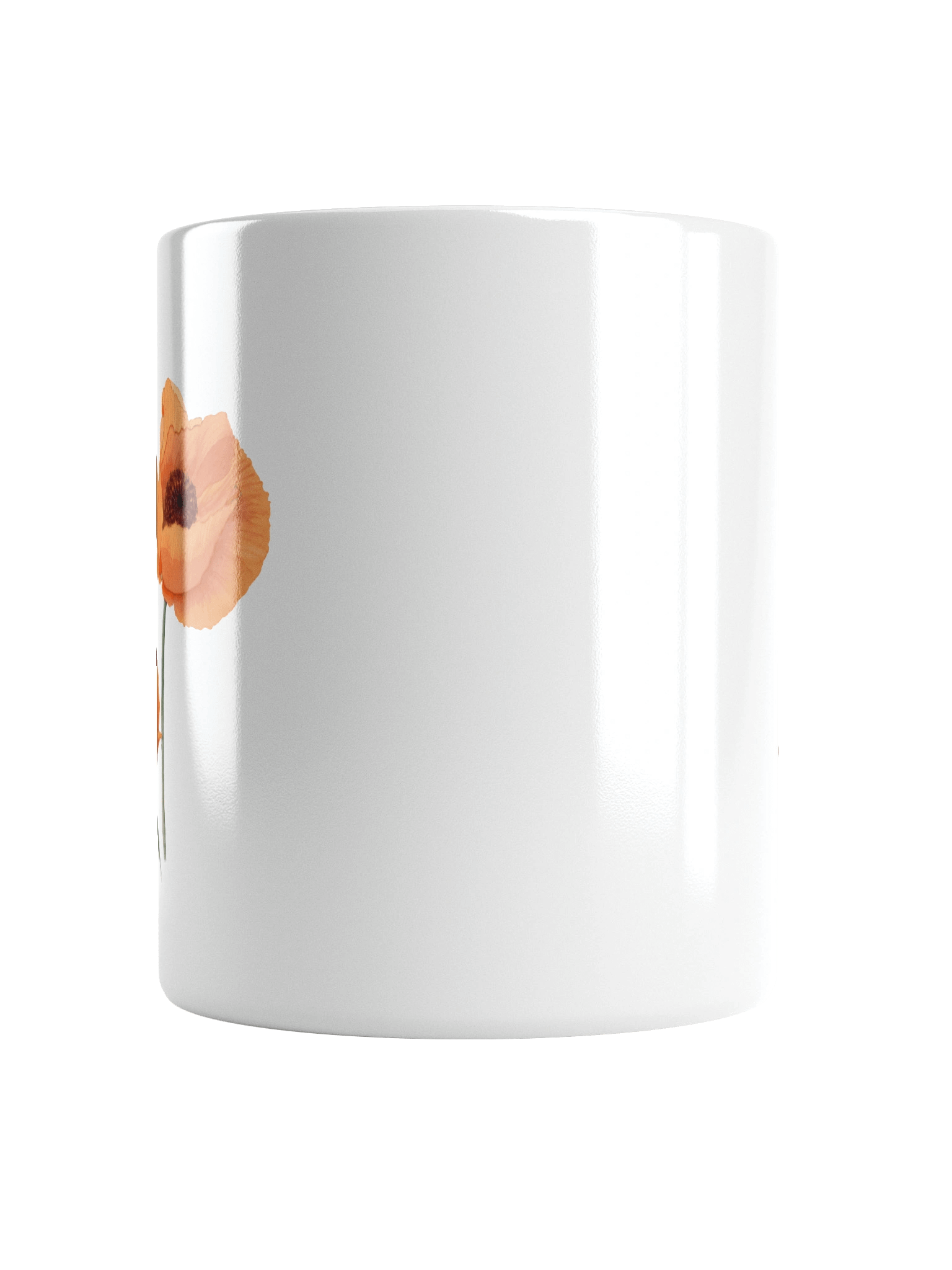 Orange Poppies White Glossy Mug product image (5)