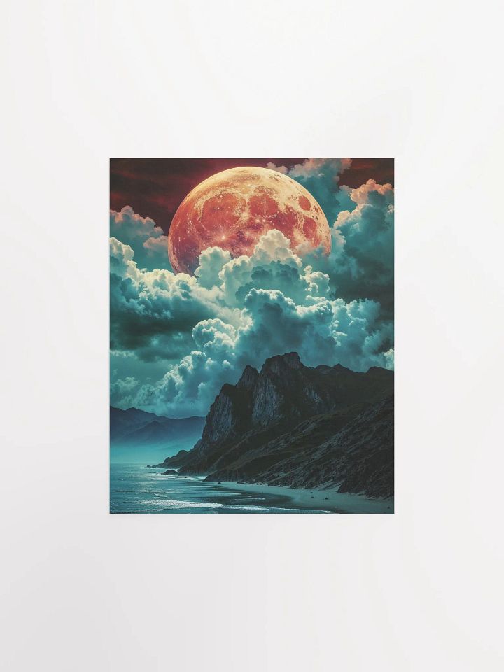 Celestial Coastline Matte Poster product image (3)