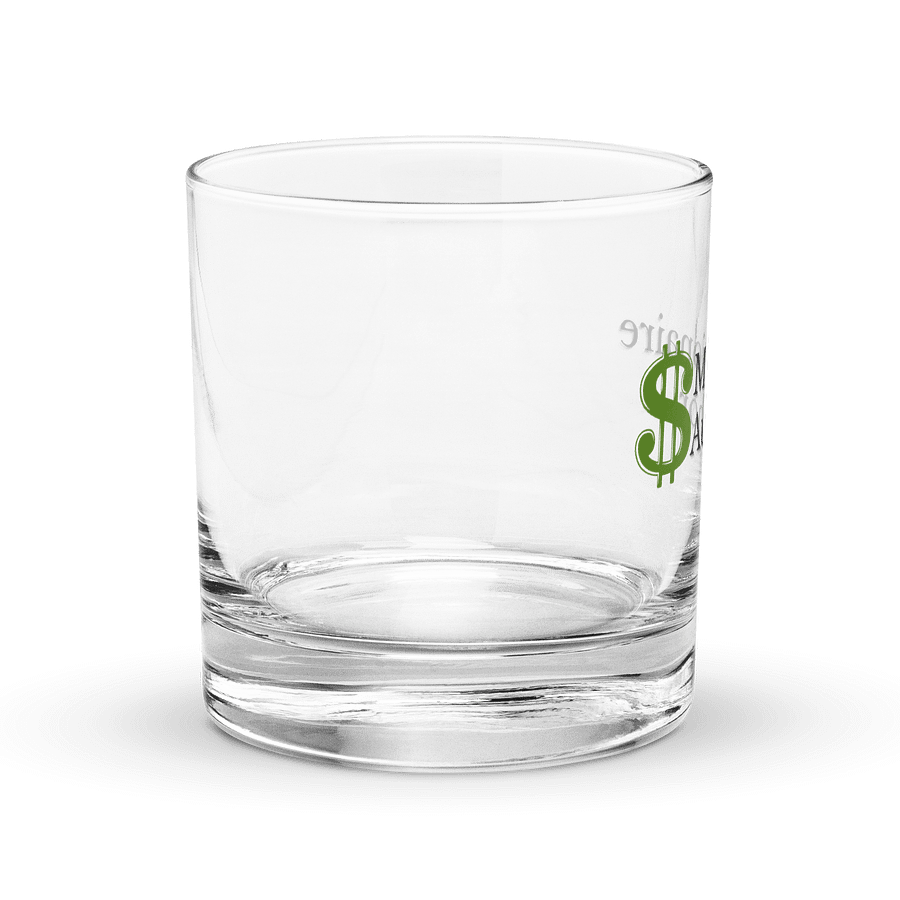 Millionaire Author Rocks Glass product image (3)