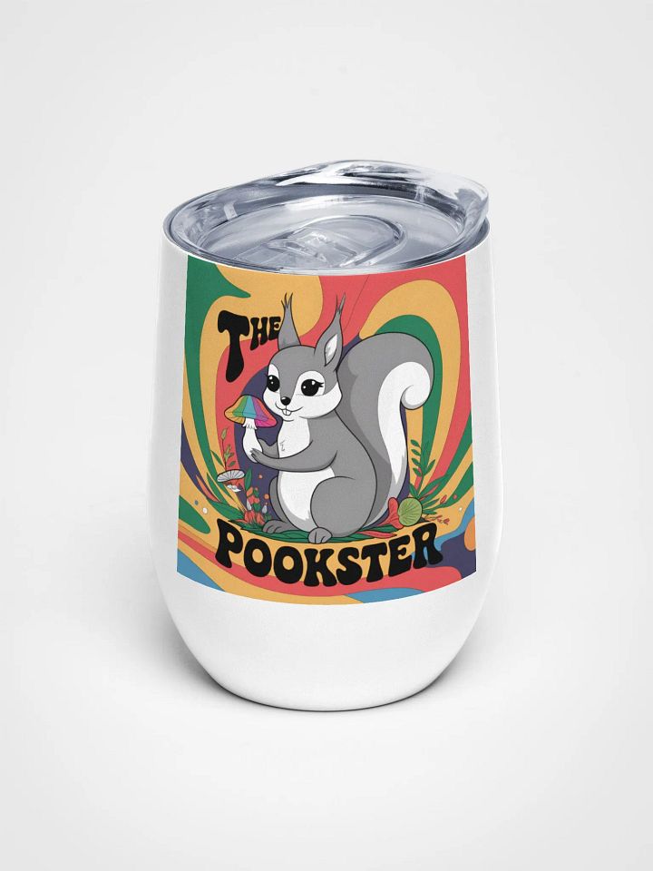 Pookster's Mushroom Magic Wine Tumbler product image (1)