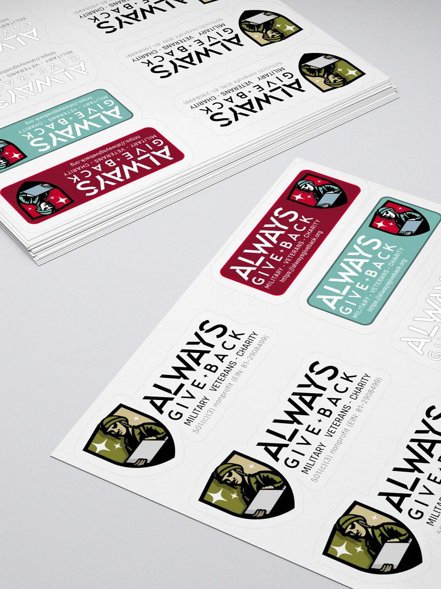 Always Give Back Military Stickers product image (4)