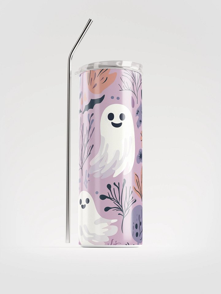 Lilac Ghosts Stainless Steel Tumbler product image (1)
