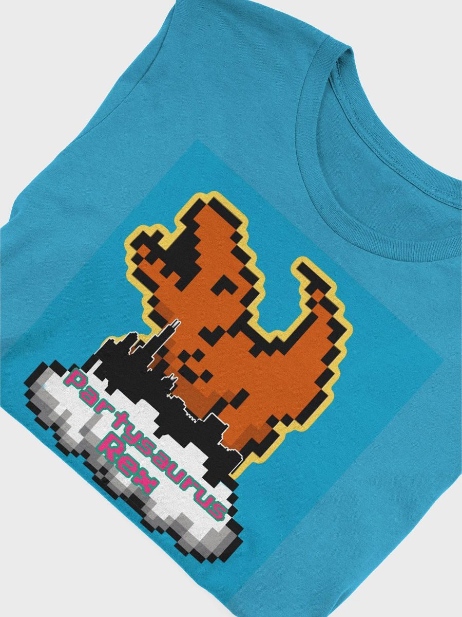 8 Bit Partysaurus Rex Tee Aqua product image (4)