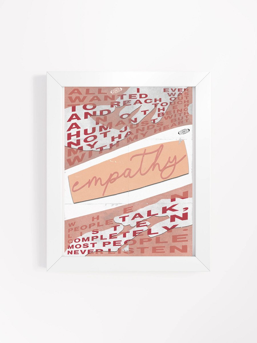 "Empathy" (Bleeding Through) Poster Print product image (34)
