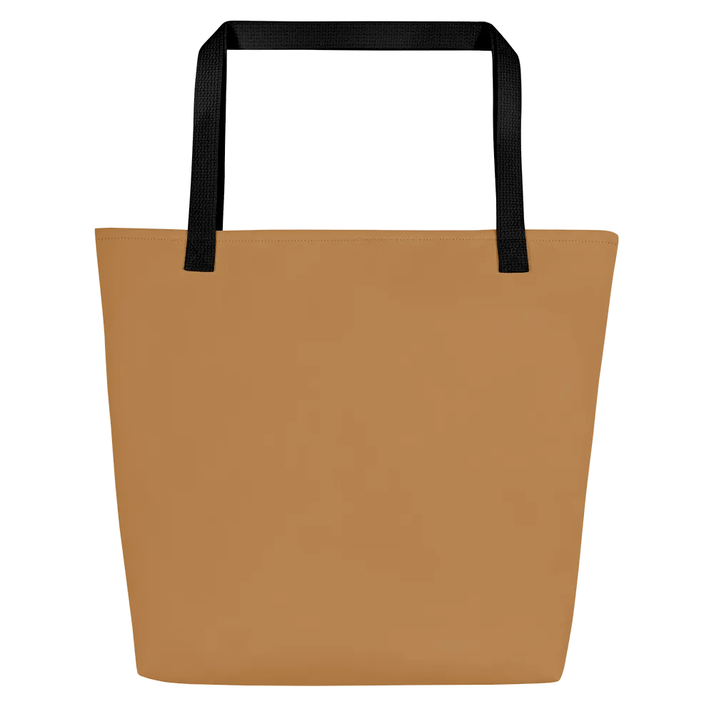 Girl with Hat Terracotta Brown Tote Bag product image (4)