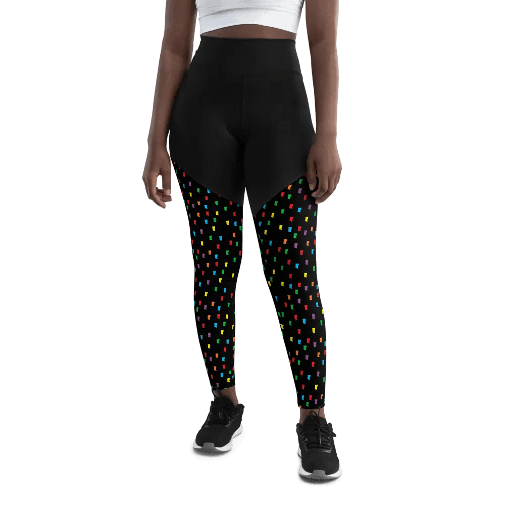 Confetti All-Over Print Sports Leggings product image (11)