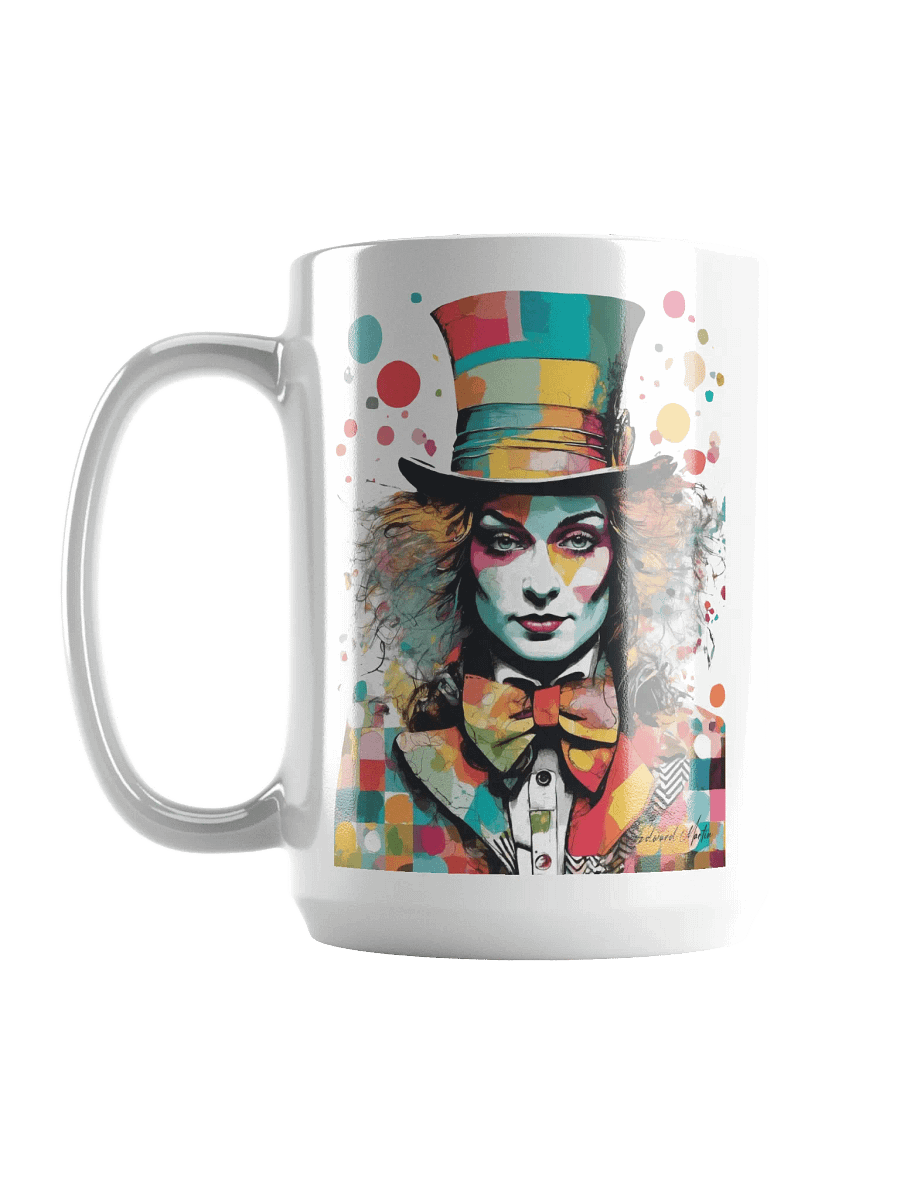Mad Hatter:Vibrant Collage Portrait : Elegance Mug product image (6)