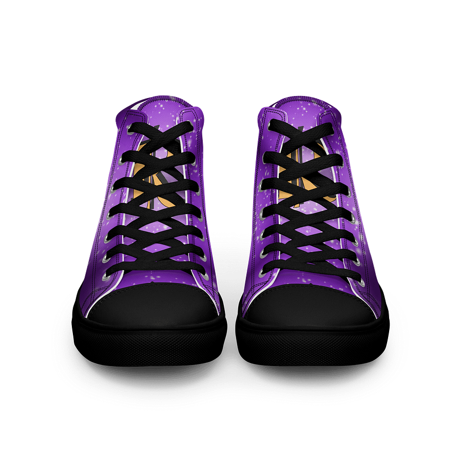 (Purple WAIFU) K Women's High Top Canvas Shoes product image (3)
