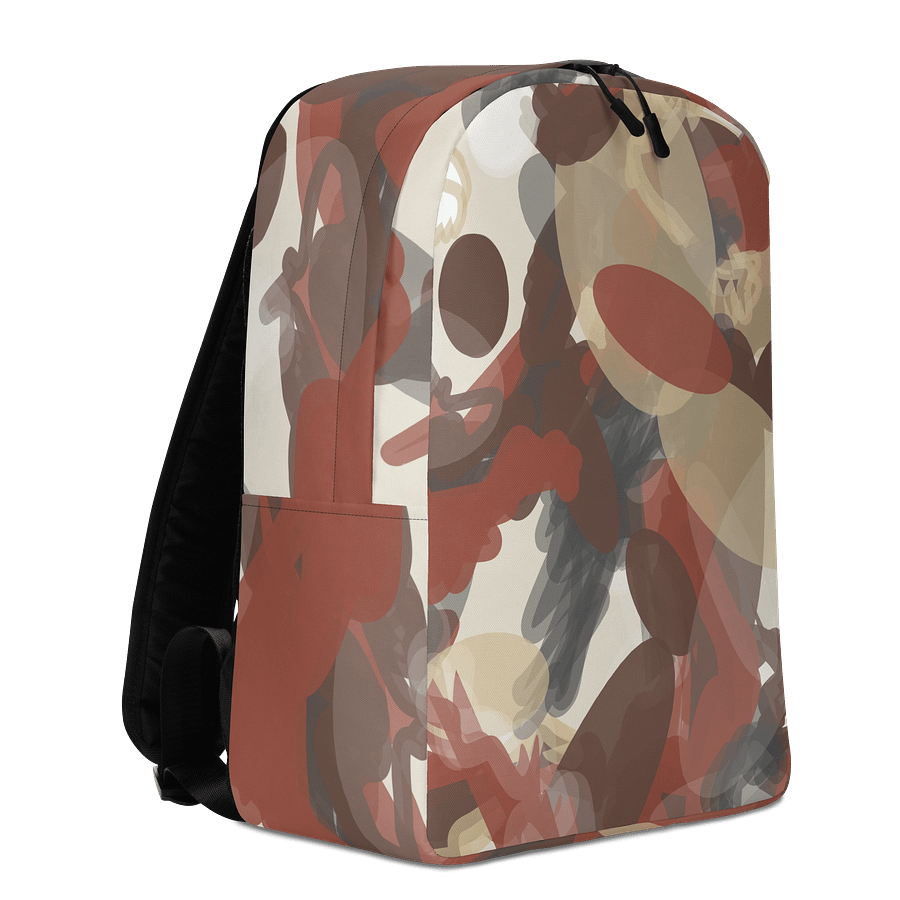 Customizable Minimalist Print Backpack product image (6)