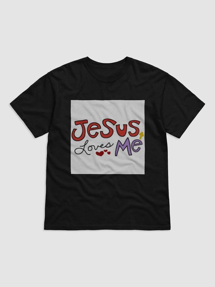 Jesus Loves Me Premium Cotton Tee Shirt product image (3)