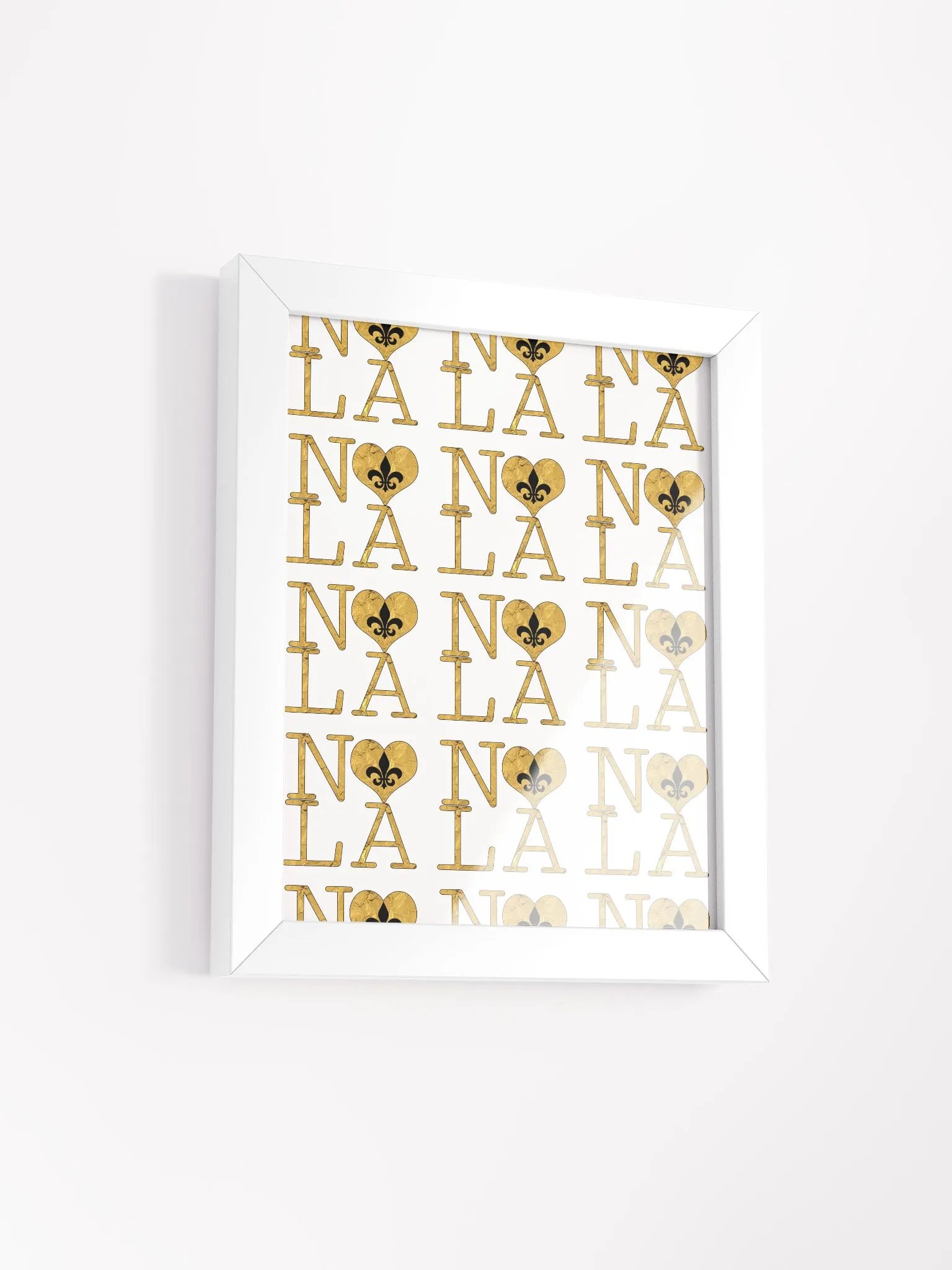 I LOVE NOLA **LEGACY POSTER** (GOLD WRAP FULL INFINITY WALL) product image (2)