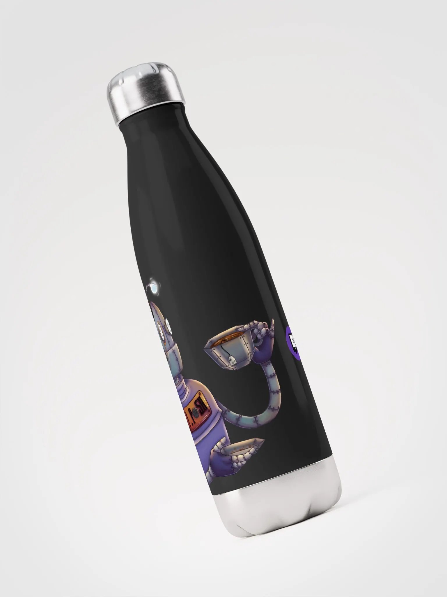 Tea Time Stainless Steel Drink Bottle product image (1)