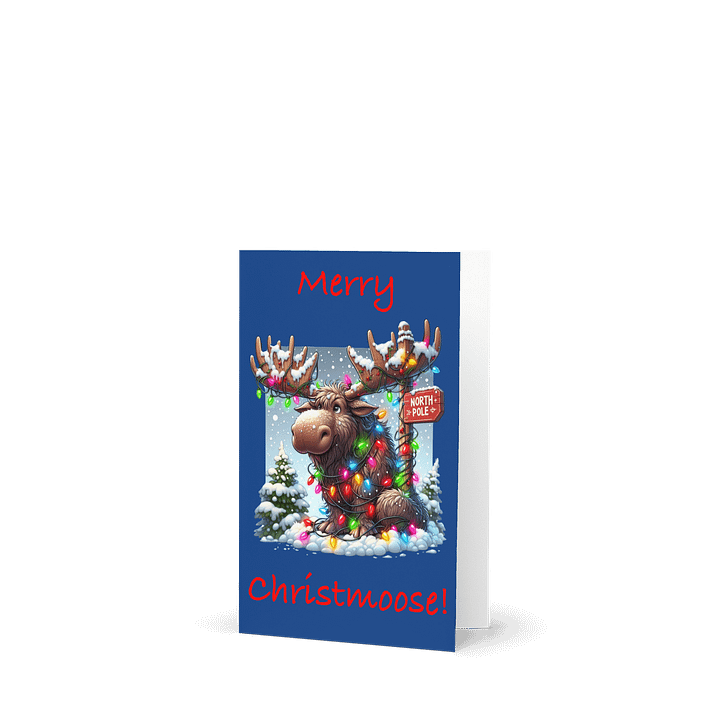 Merry Christmoose Greeting Card product image (1)