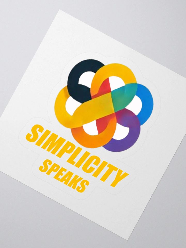 Simplicity Speaks Kiss Cut Stickers product image (5)