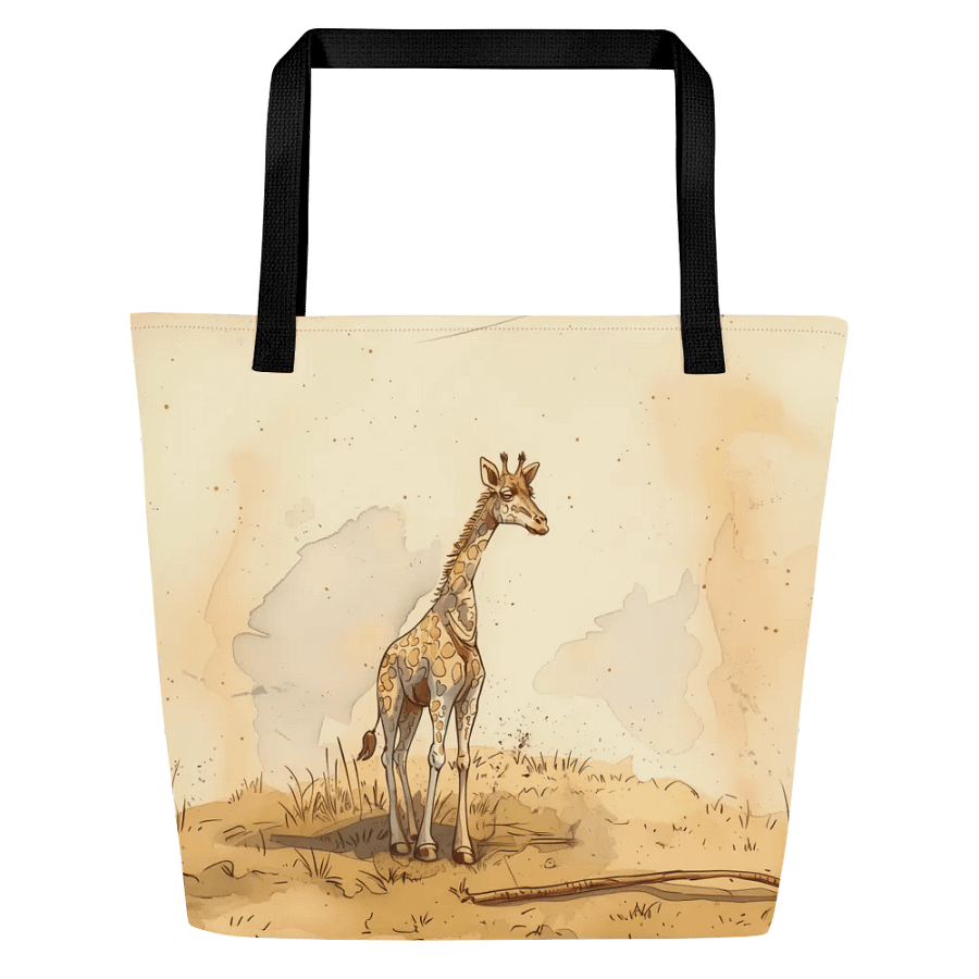 Cute Giraffe Tote Bag product image (3)