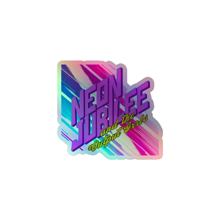 Neon Jubilee & The Output Grrls Sticker product image (1)