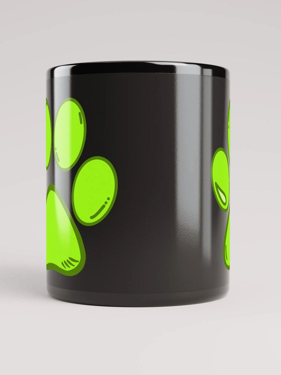 (Black) Light Green Paw Mug product image (9)
