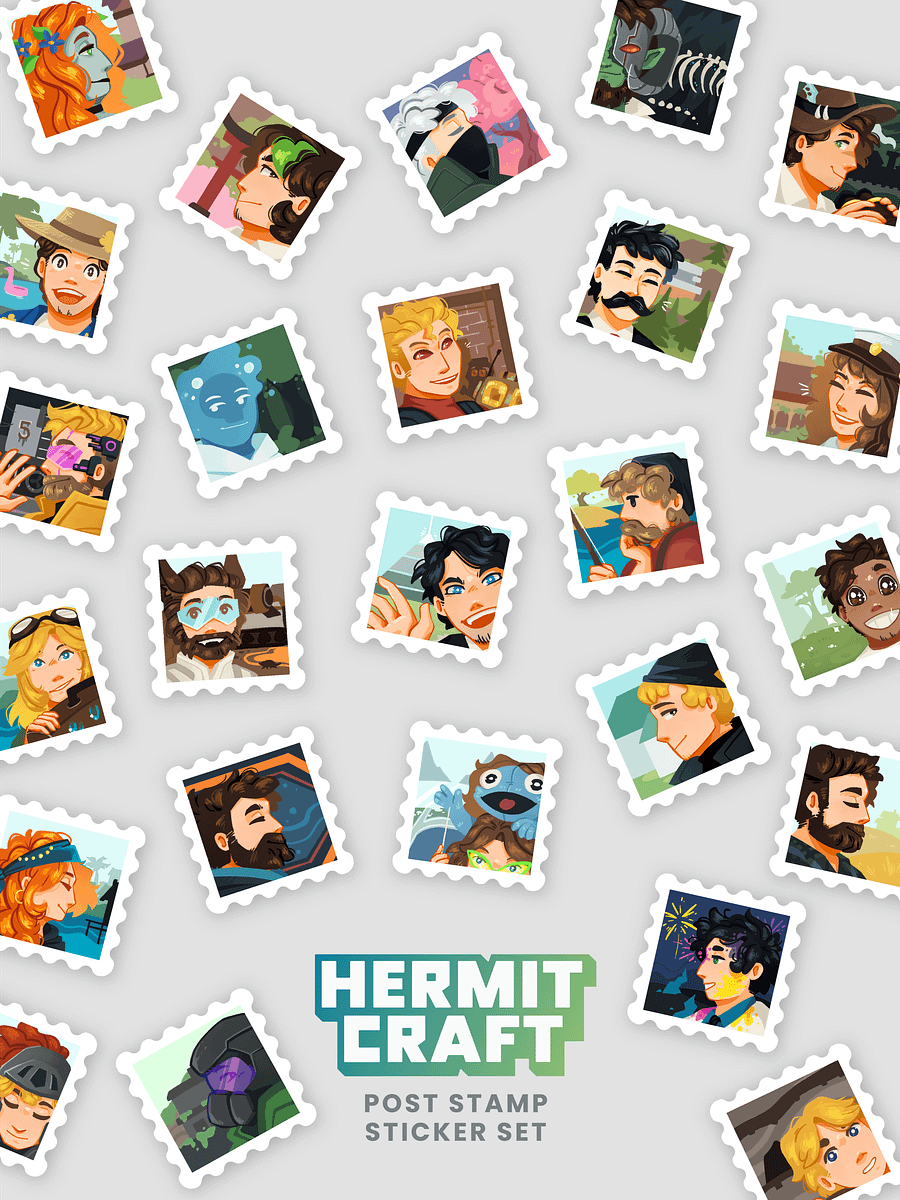*PREORDER* Post Stamp Sticker Sheet product image (1)