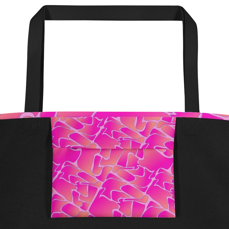 Crazy Paving Pink Pattern All Over Print Tote product image (4)