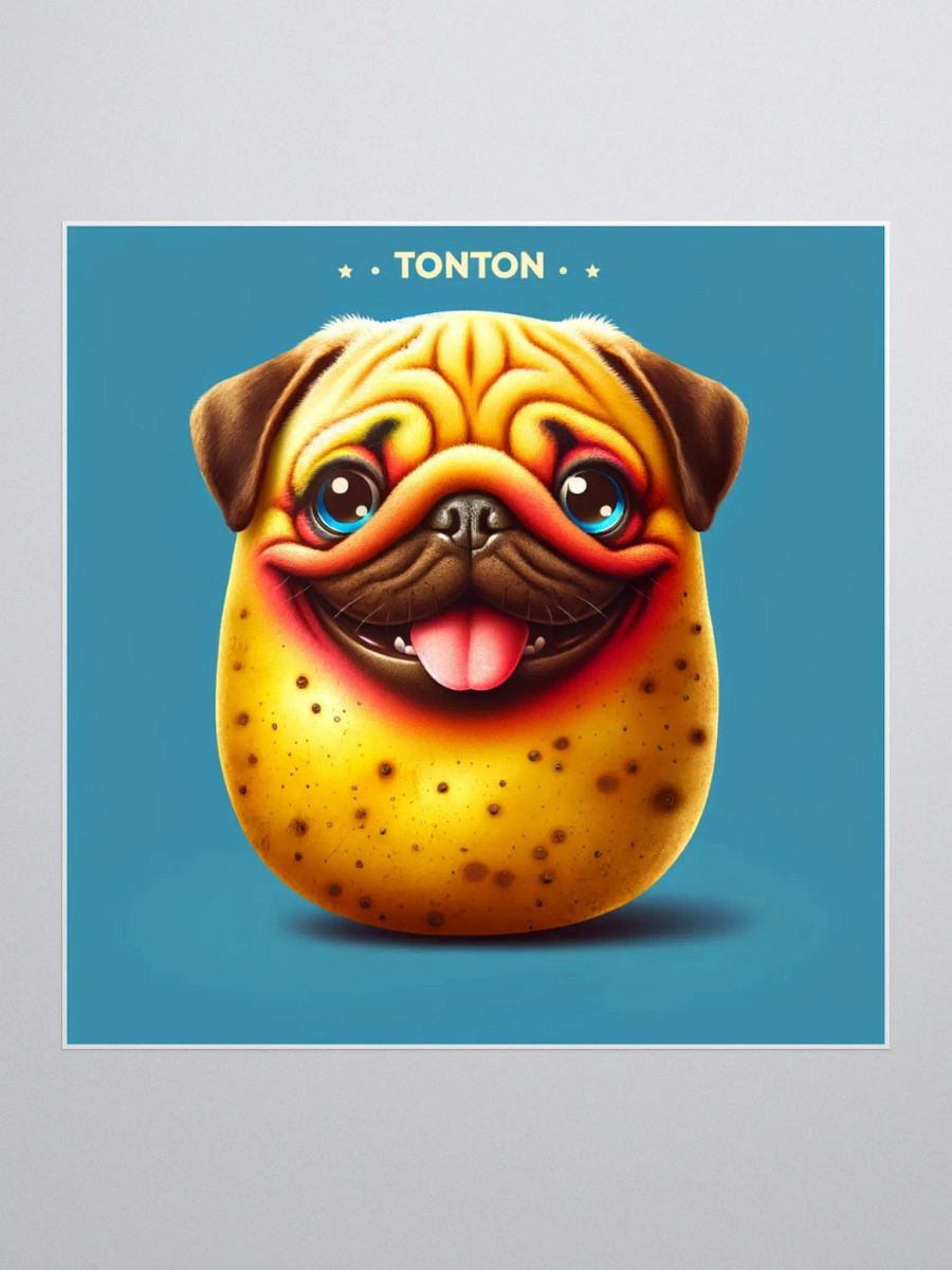 Idaho Pugtato Sticker product image (1)