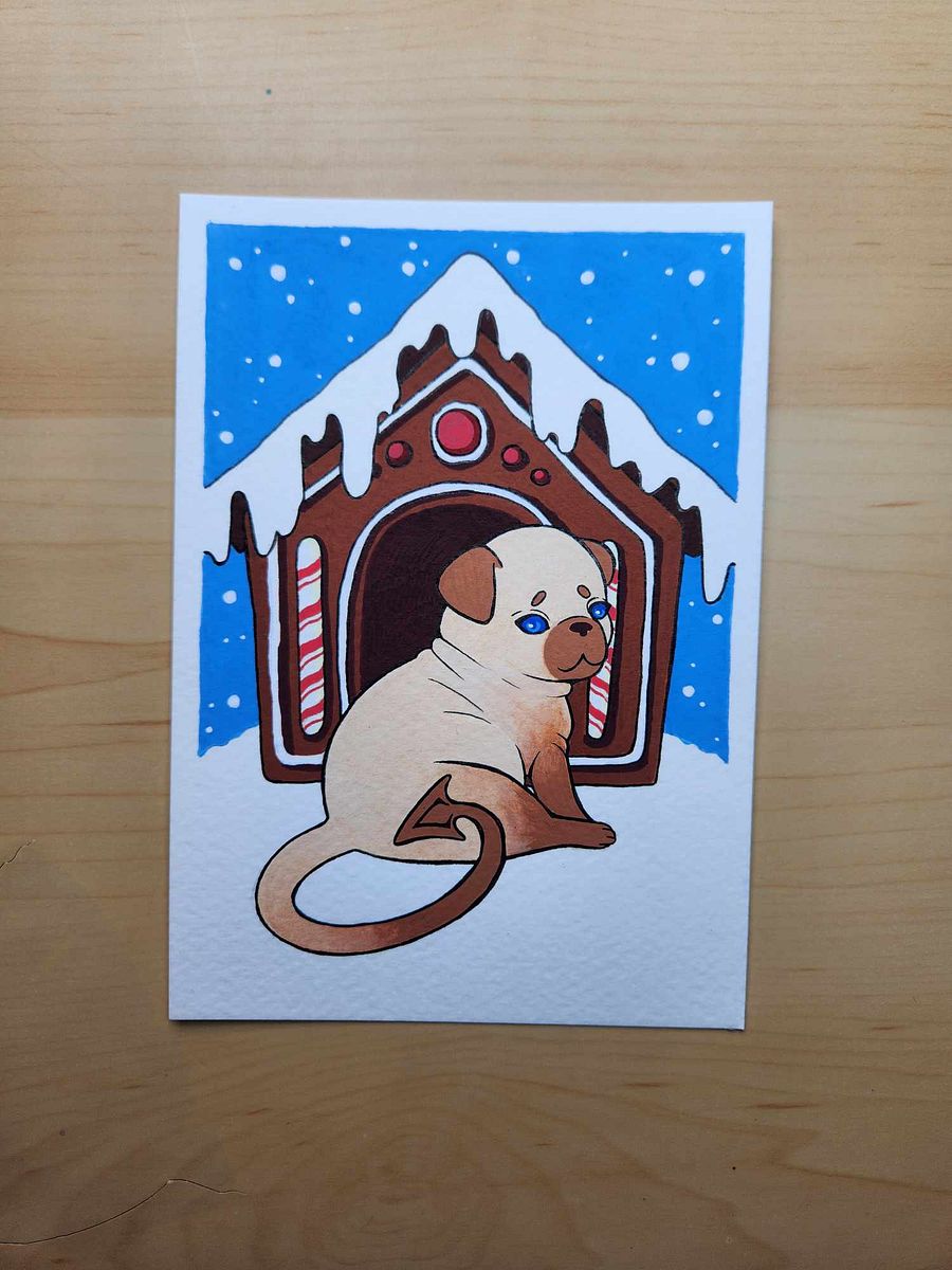 Dessin original Noël Chien product image (2)