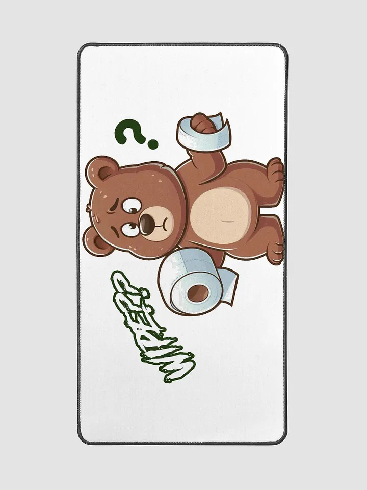 Wipe (Bear) Desk Mat product image (2)