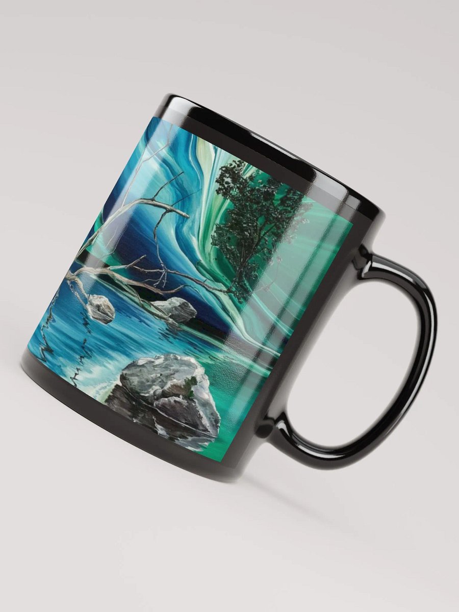 Magic Reflection, Glossy Black Mug product image (6)