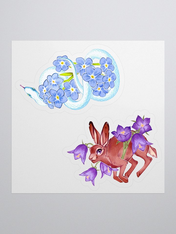 Wildflower fields | Kiss-cut sticker sheet product image (1)