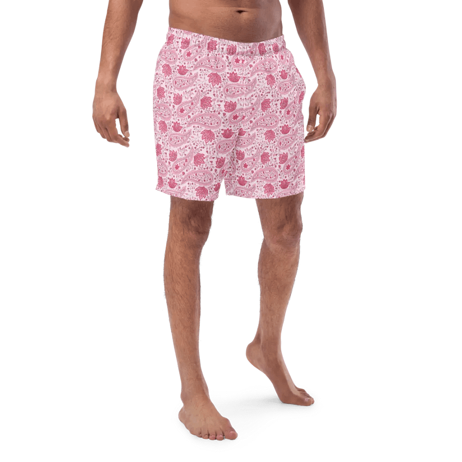 Rosewater Paisley | Swim Trunks product image (3)