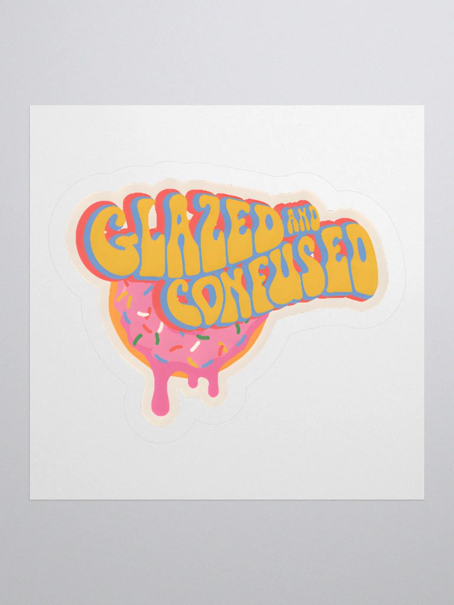 Glazed and Confused Sticker product image (1)