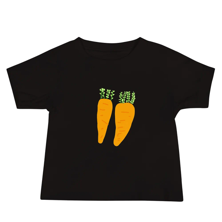 Organic Carrot Duo Baby Tee product image (2)