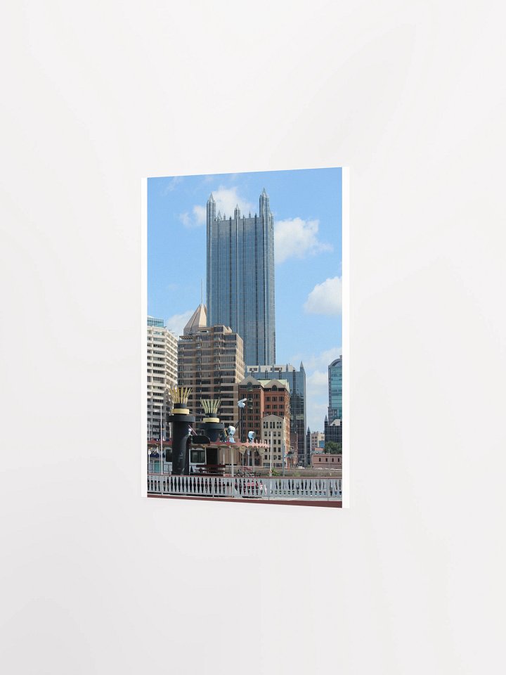 PPG Place with Gateway Clipper Funnels/Stacks - print/poster product image (2)