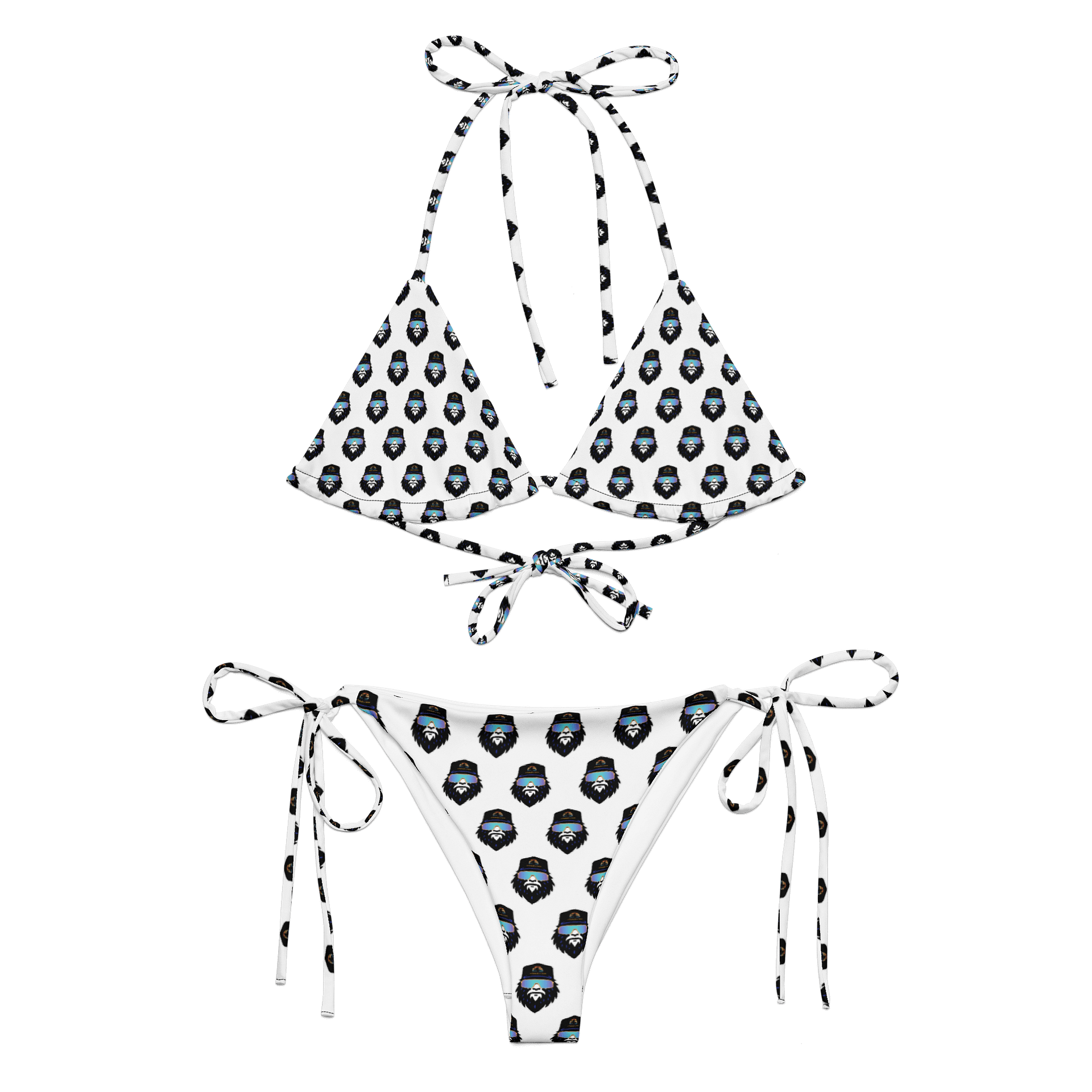 Destination Bigfoot Bronco Monogram Bigfoot Logo All-Over Print Recycled Women's String Bikini product image (3)
