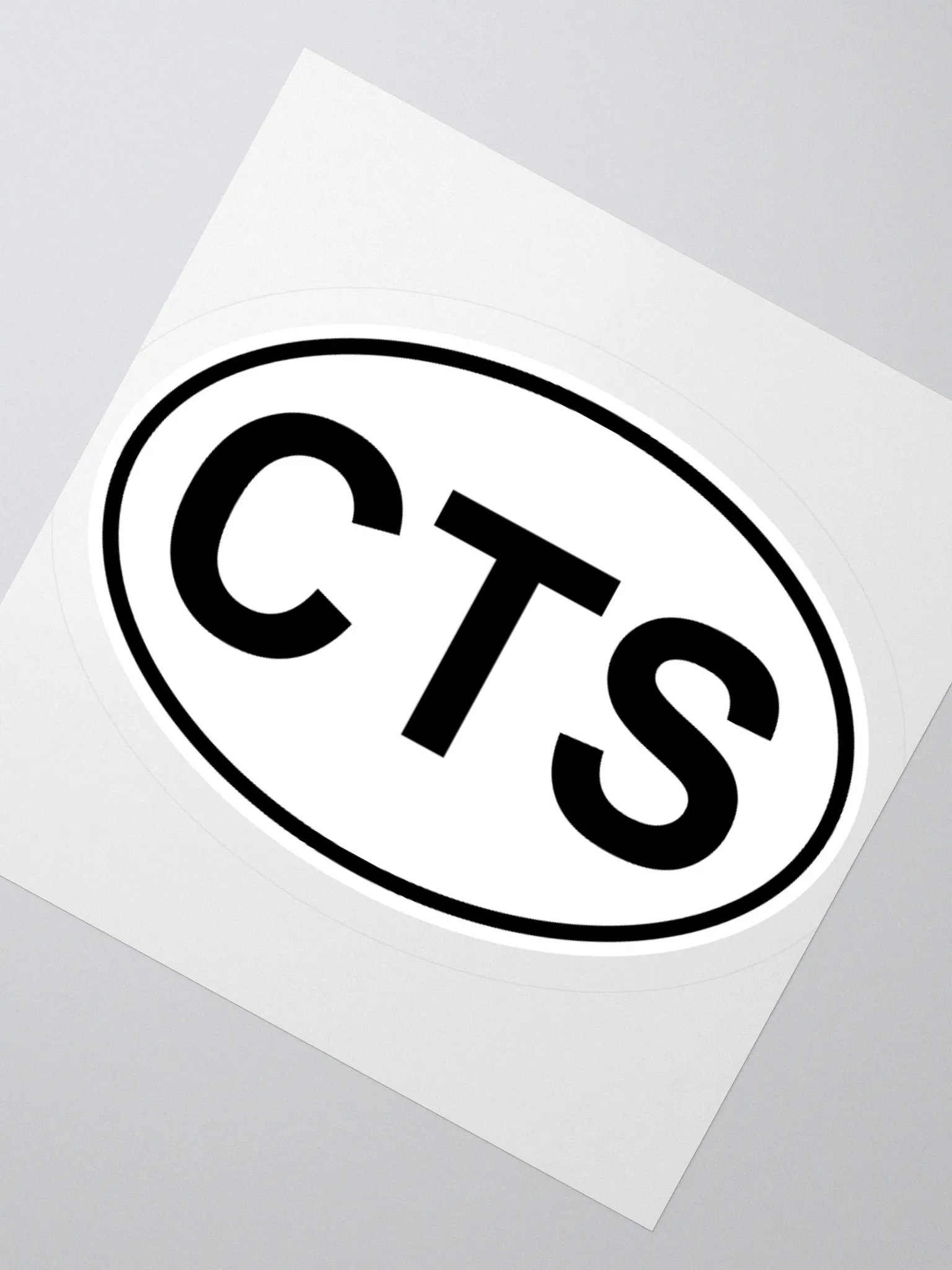 CTS Oval Sticker product image (2)