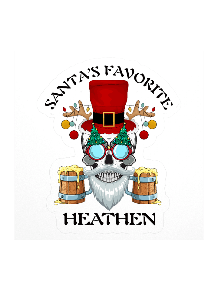 MadhouseXmasHeathen - Sticker product image (2)