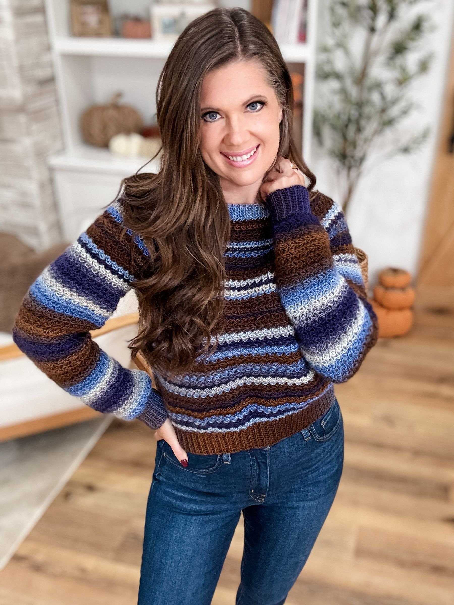 Suzette Raglan Sweater Crochet Pattern product image (4)