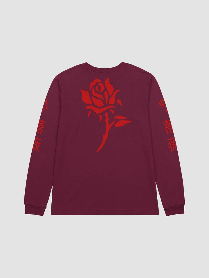薔薇 Red Dripping Rose Long Sleeve product image (12)