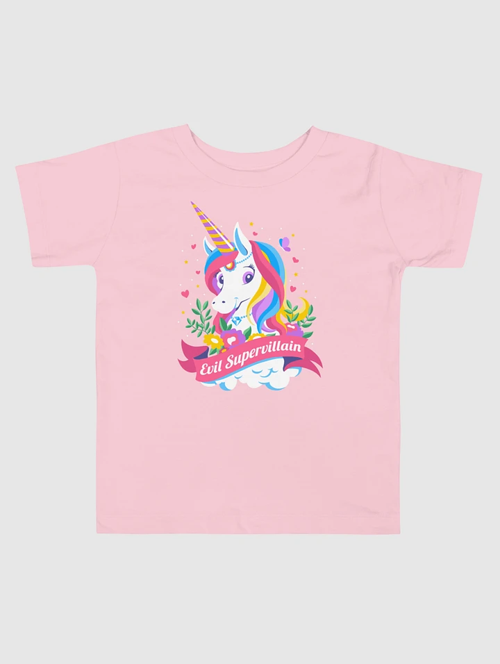 Evil Supervillain Pink or Black Toddler T-Shirt product image (1)