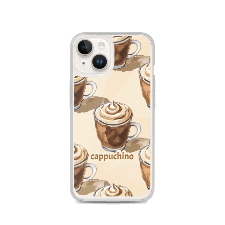 Cappuccino Delight iPhone® MagSafe® Clear Case product image (4)
