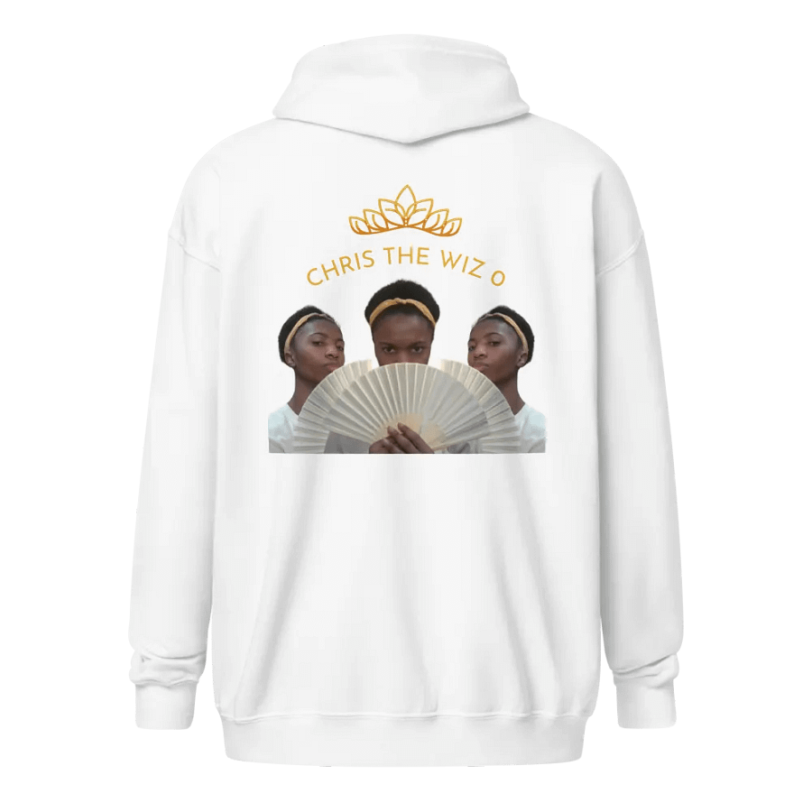 Love & Heartbreak White Zipper Hoodie product image (1)