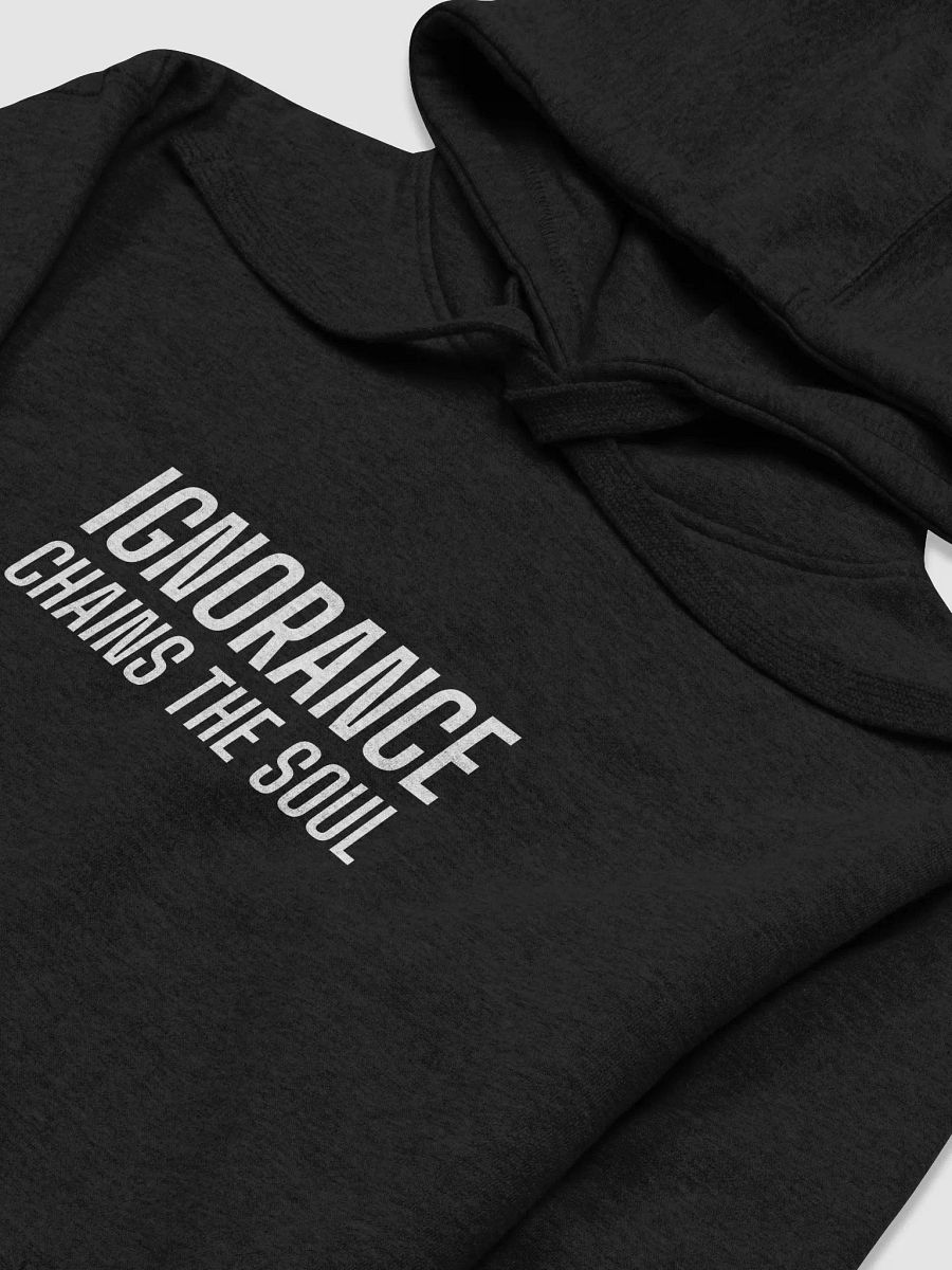 Pixelated Dreams Unisex Hoodie | life motto IGNORANCE CHAINS THE SOUL product image (3)